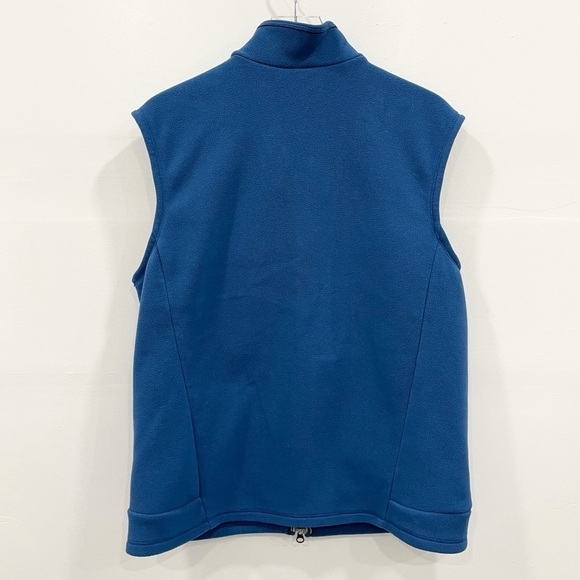 Nike Vintage Fleece Dark Blue Vest Jacket Full Zip - Picture 9 of 9
